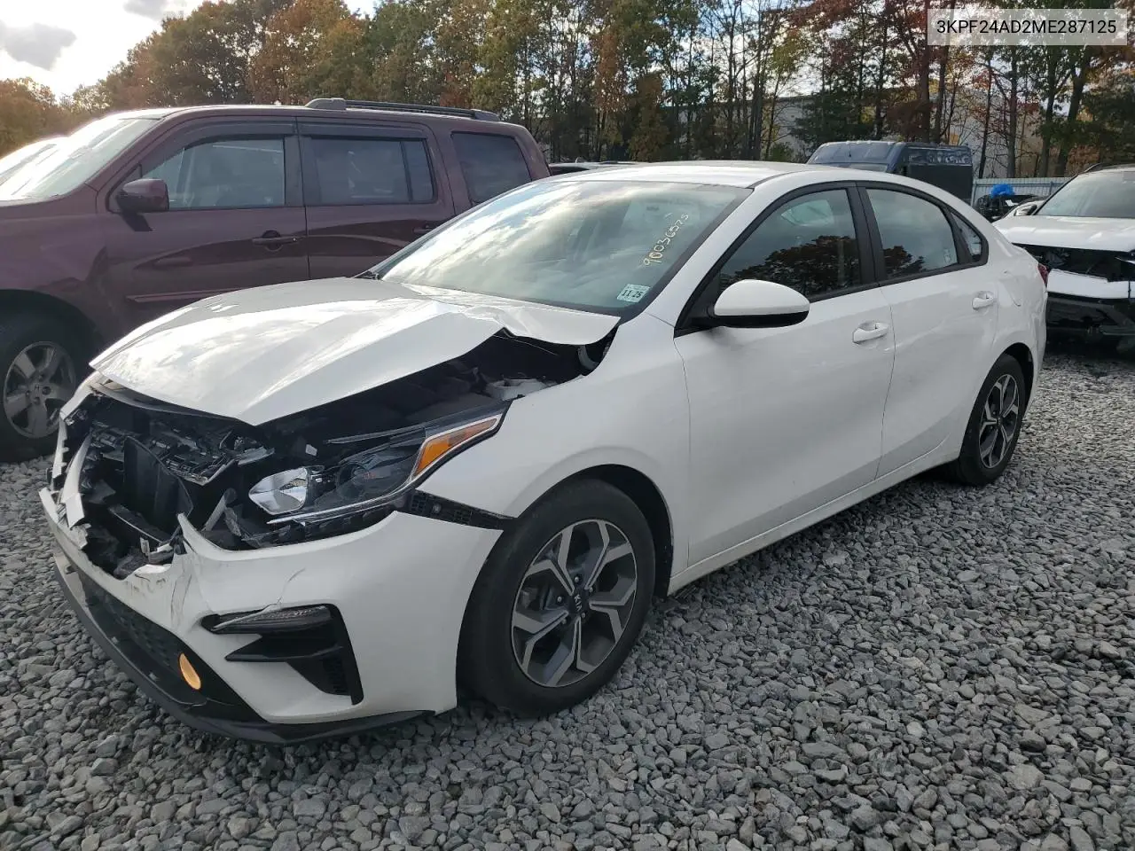 3KPF24AD2ME287125 2021 Kia Forte Fe