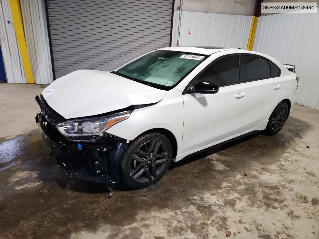 3KPF34AD0ME278484 2021 Kia Forte Gt Line