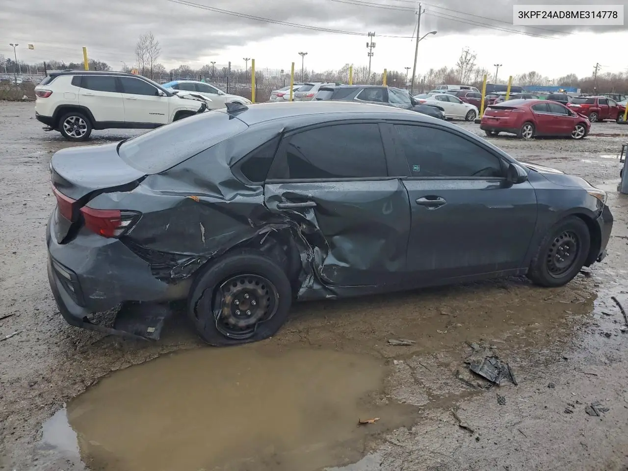 3KPF24AD8ME314778 2021 Kia Forte Fe