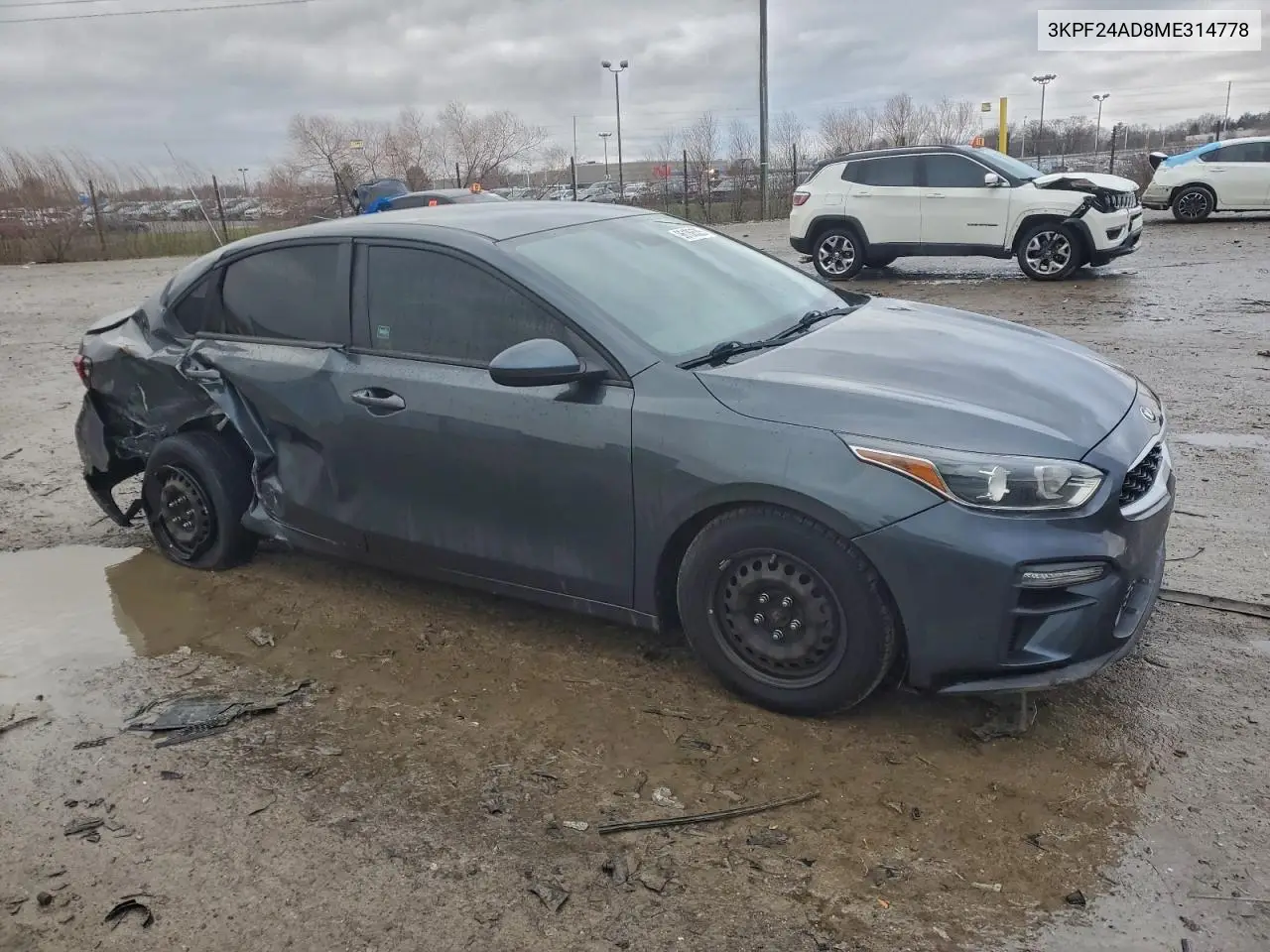 3KPF24AD8ME314778 2021 Kia Forte Fe