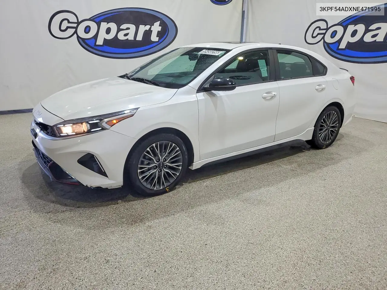2022 Kia Forte Gt Line VIN: 3KPF54ADXNE471995 Lot: 55458256