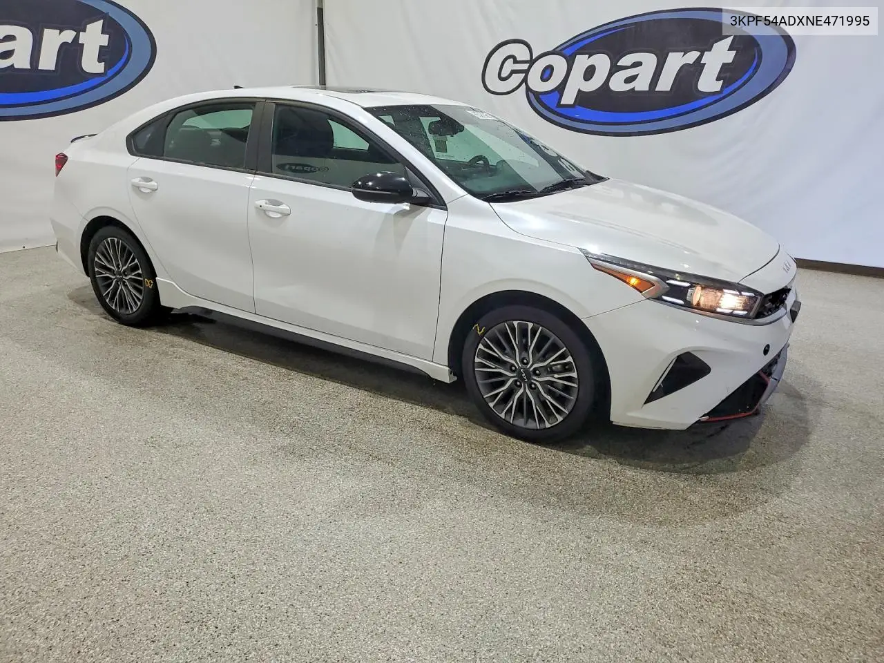 2022 Kia Forte Gt Line VIN: 3KPF54ADXNE471995 Lot: 55458256