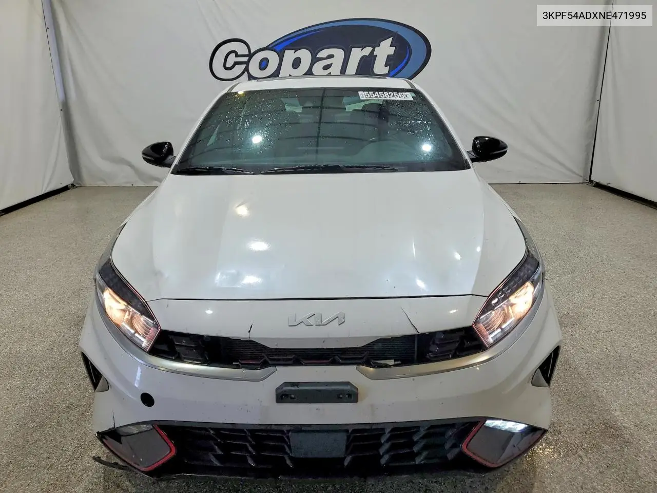 2022 Kia Forte Gt Line VIN: 3KPF54ADXNE471995 Lot: 55458256