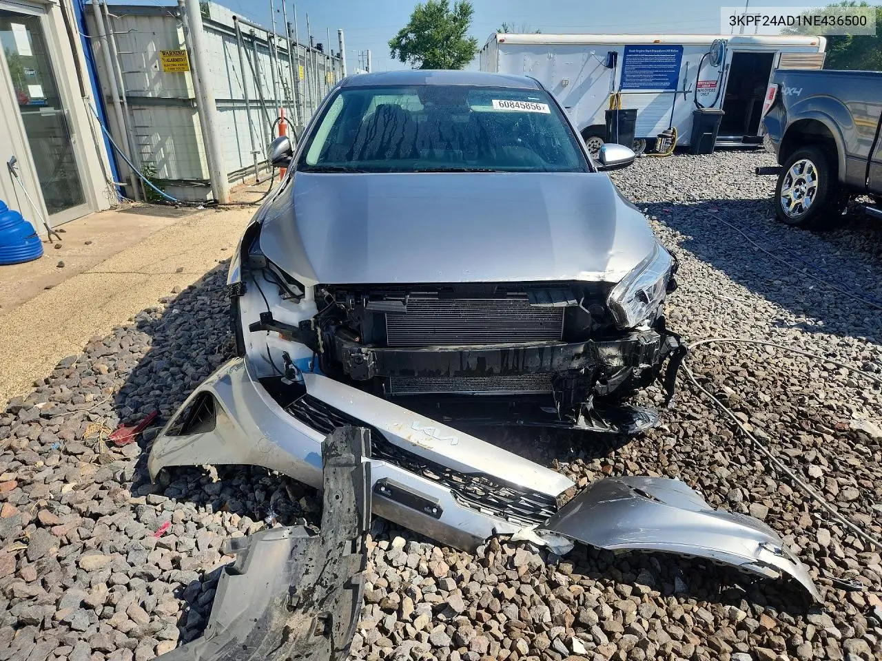 2022 Kia Forte Lxs VIN: 3KPF24AD1NE436500 Lot: 60845856