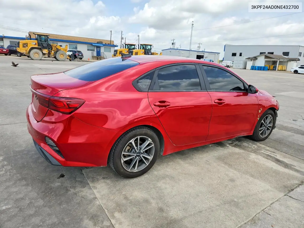 2022 Kia Forte Lxs VIN: 3KPF24AD0NE432700 Lot: 61197036
