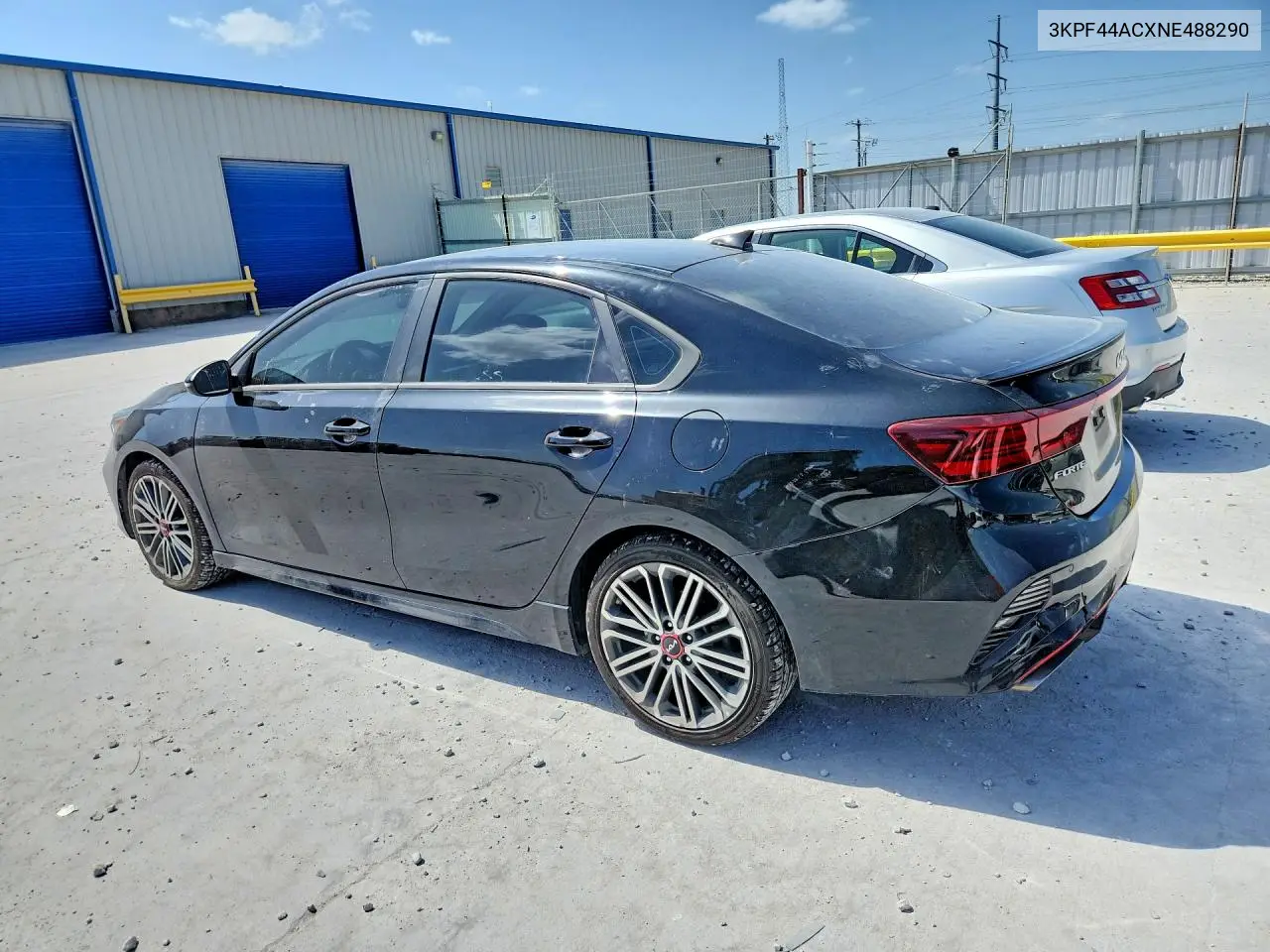 2022 Kia Forte Gt VIN: 3KPF44ACXNE488290 Lot: 61599796