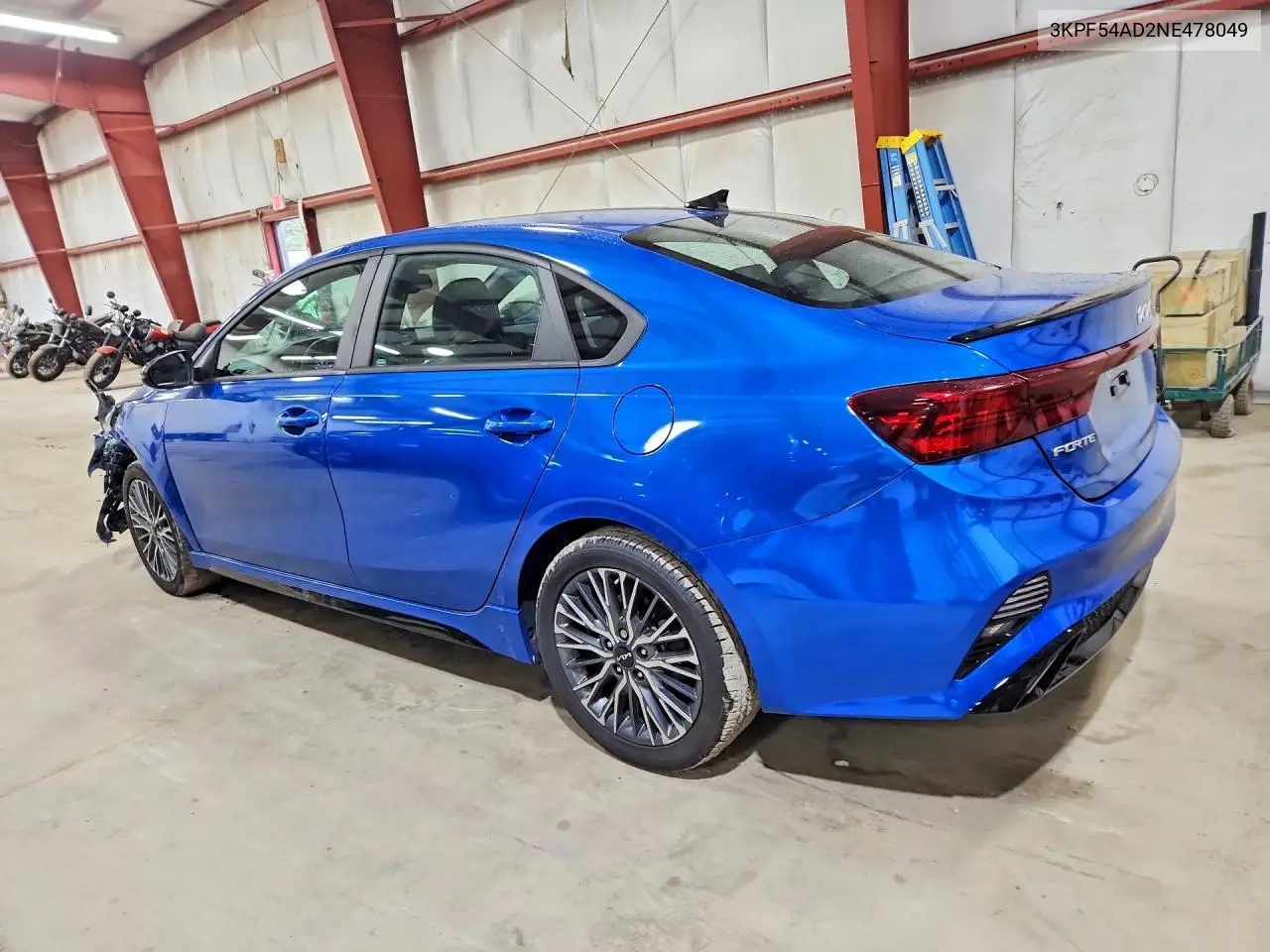 2022 Kia Forte Gt Line VIN: 3KPF54AD2NE478049 Lot: 61923346