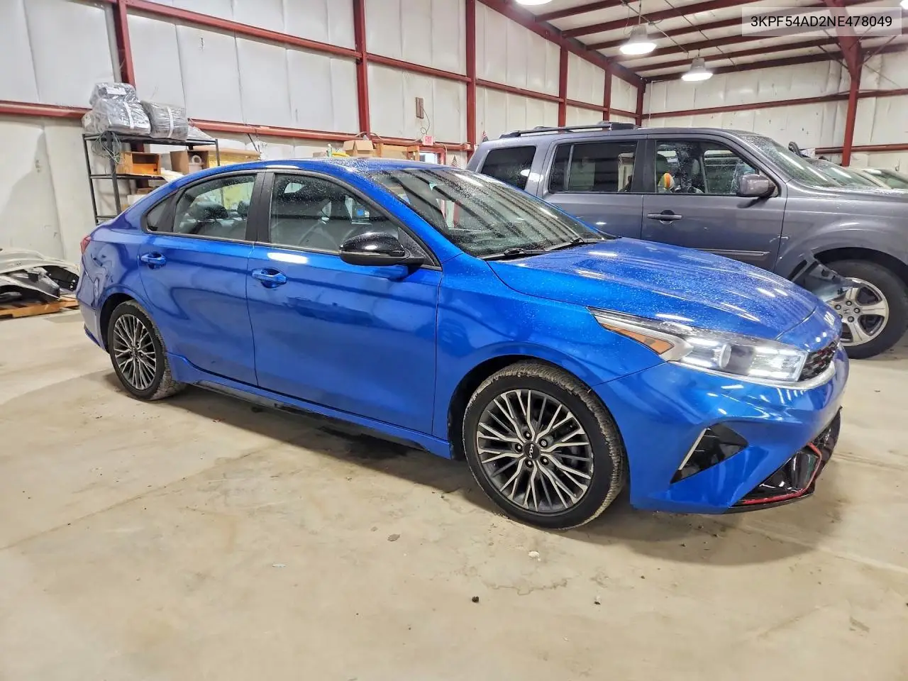 2022 Kia Forte Gt Line VIN: 3KPF54AD2NE478049 Lot: 61923346