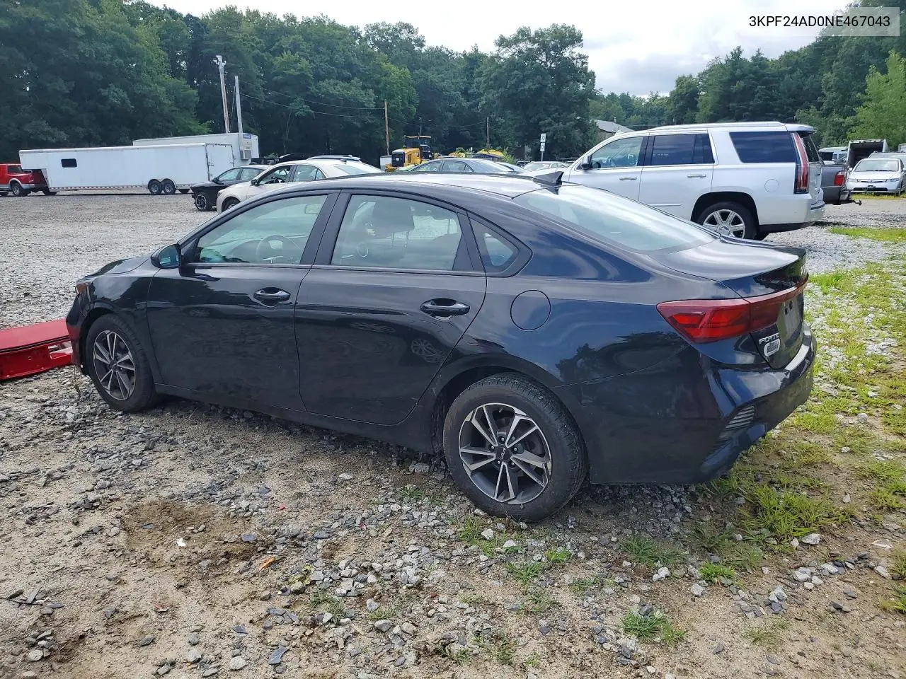2022 Kia Forte Lxs VIN: 3KPF24AD0NE467043 Lot: 62169156
