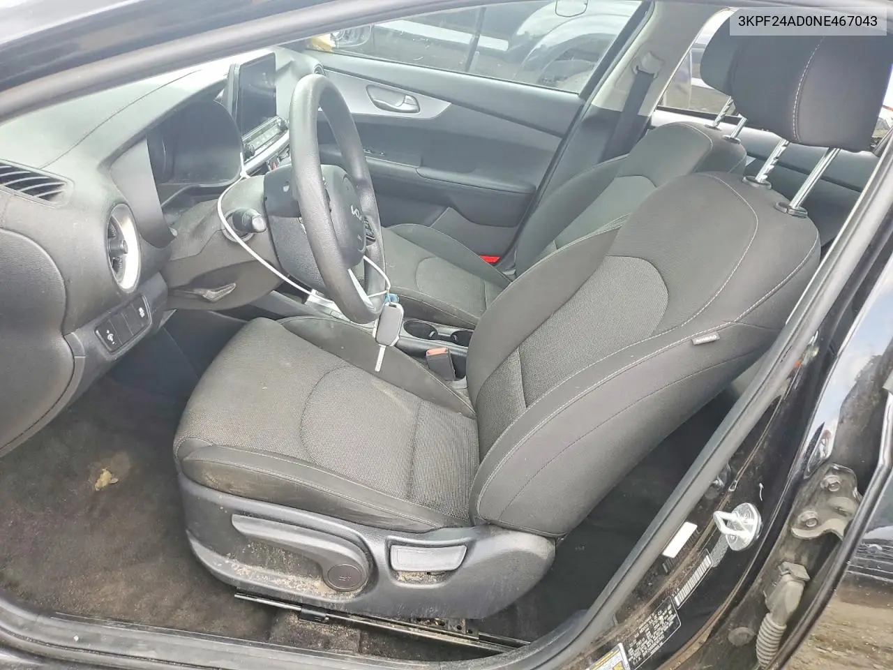 2022 Kia Forte Lxs VIN: 3KPF24AD0NE467043 Lot: 62169156