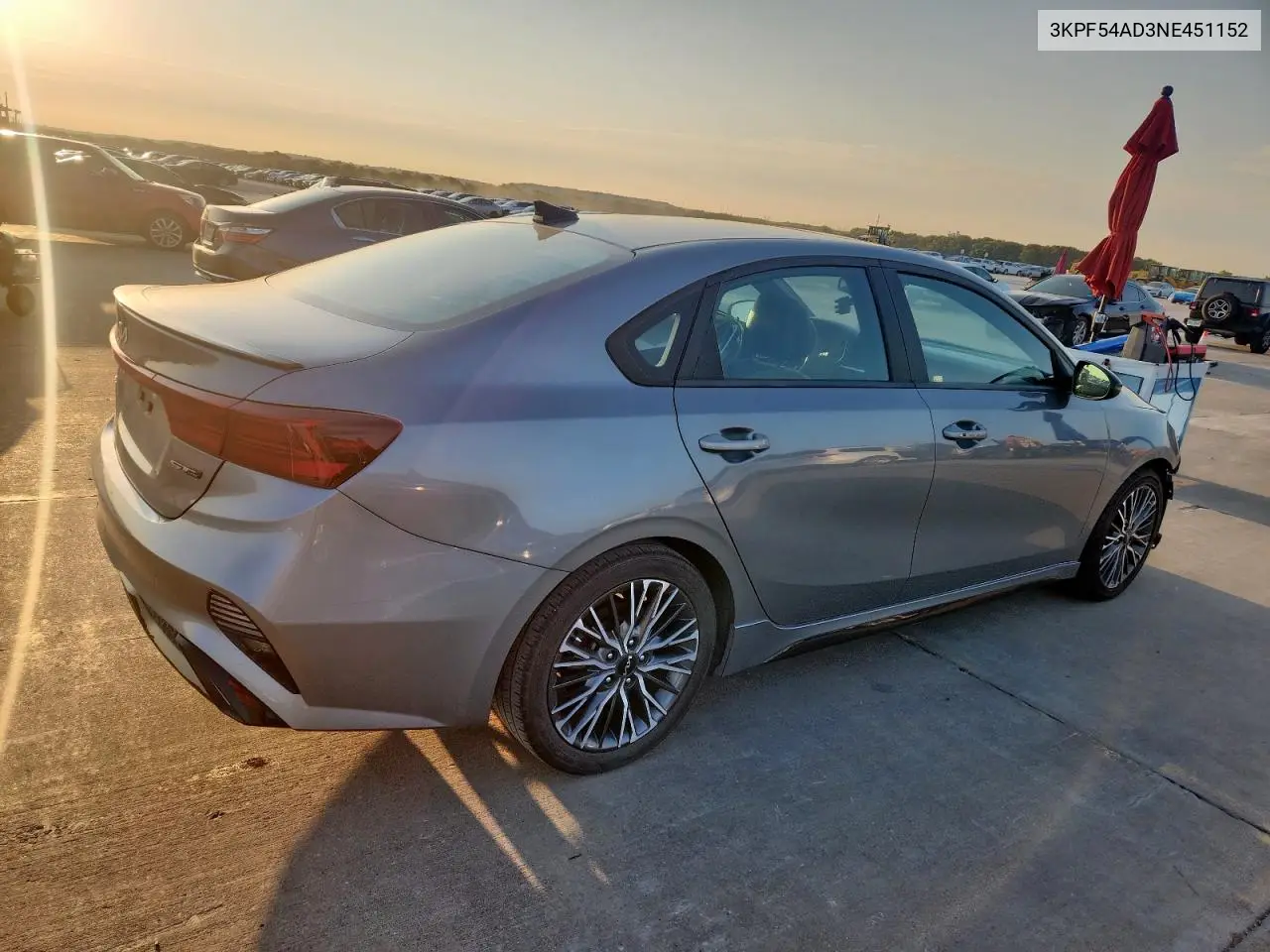 3KPF54AD3NE451152 2022 Kia Forte Gt Line