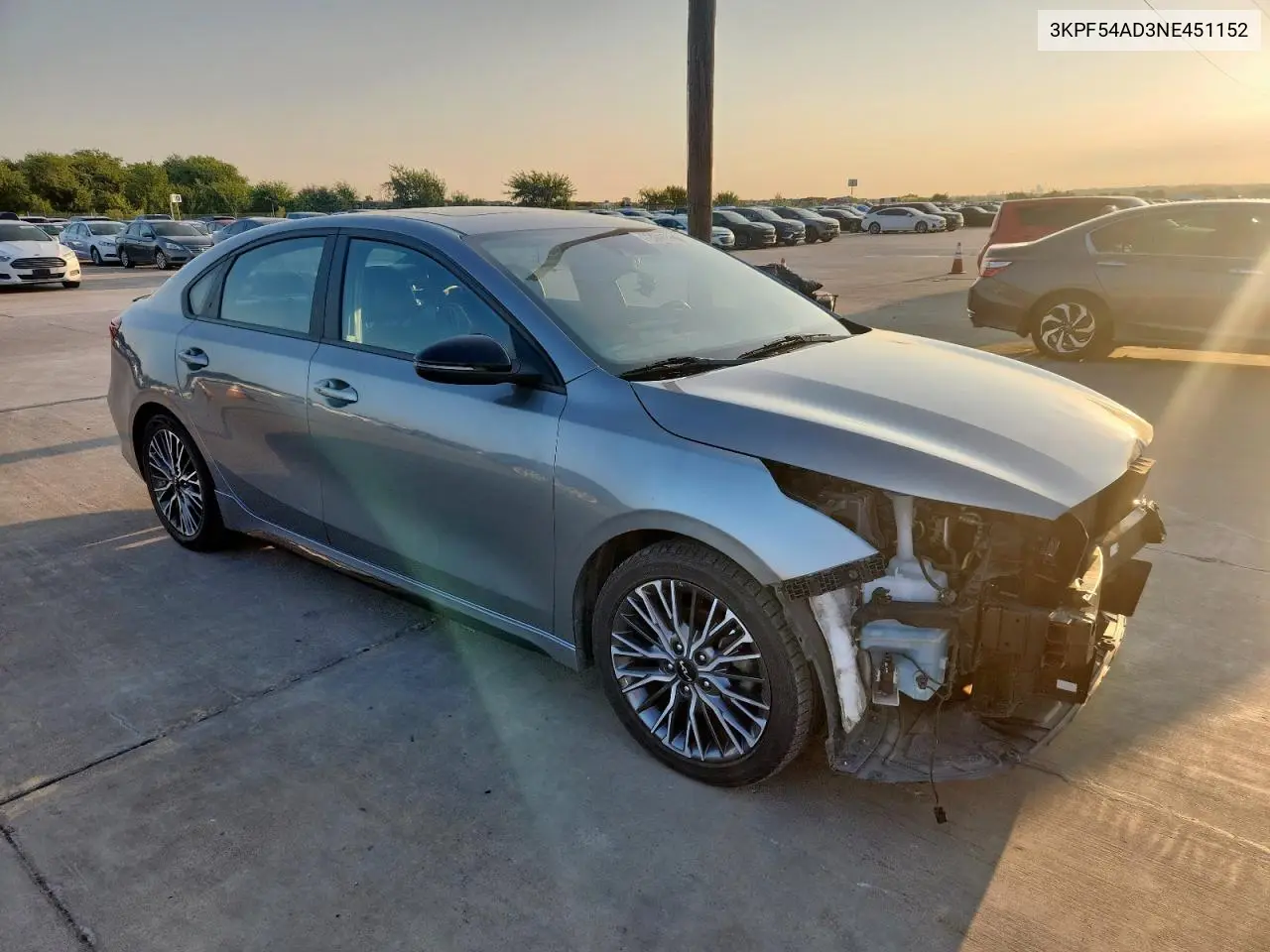 3KPF54AD3NE451152 2022 Kia Forte Gt Line