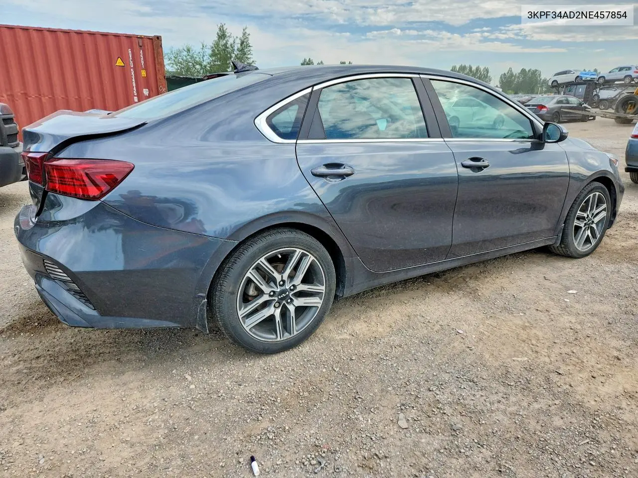 2022 Kia Forte Gt Line VIN: 3KPF34AD2NE457854 Lot: 85617065