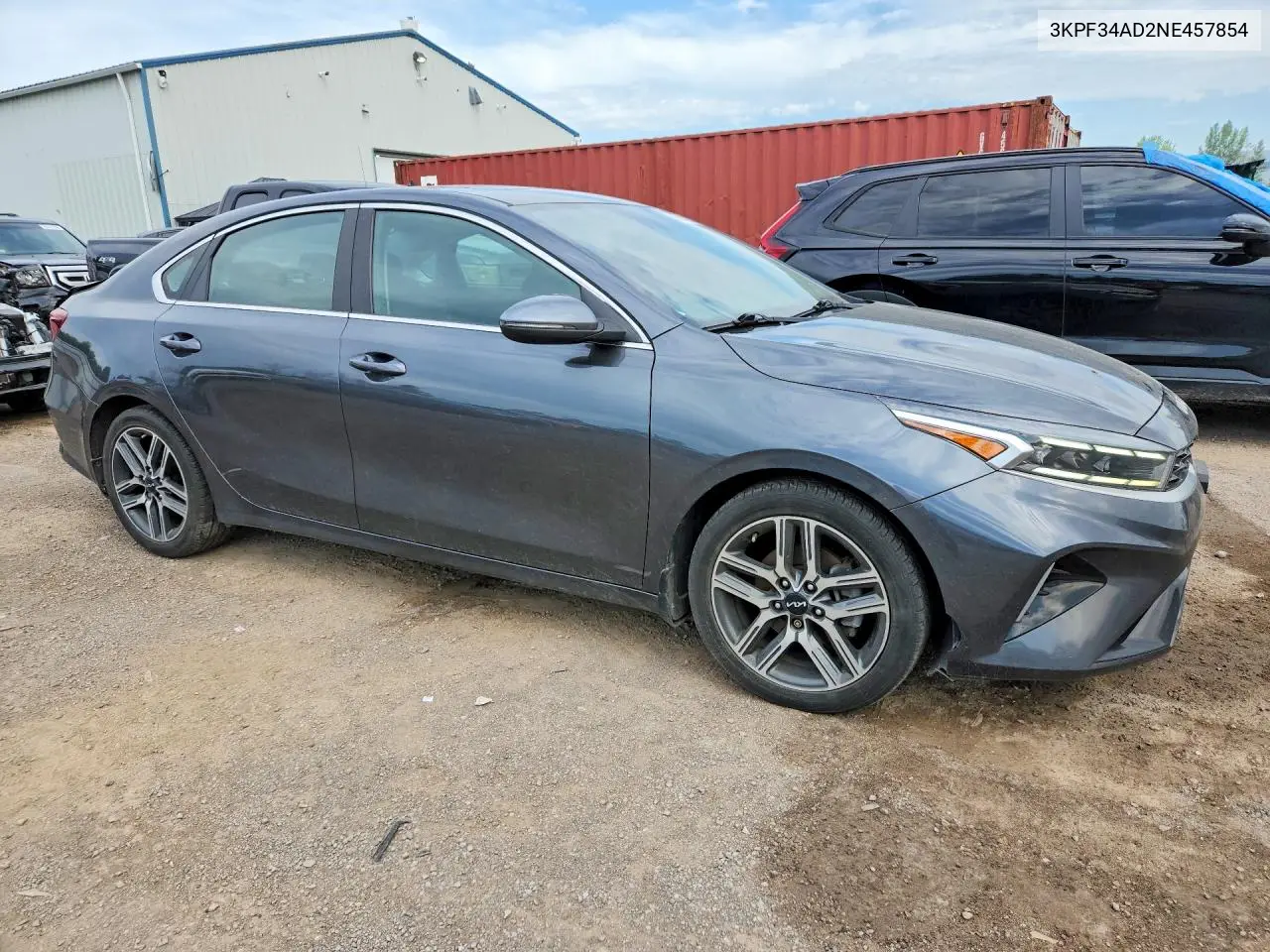 2022 Kia Forte Gt Line VIN: 3KPF34AD2NE457854 Lot: 85617065