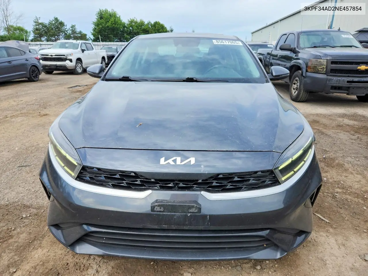 2022 Kia Forte Gt Line VIN: 3KPF34AD2NE457854 Lot: 85617065