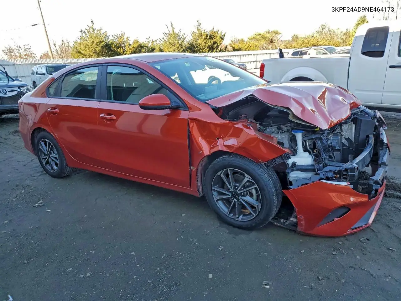 3KPF24AD9NE464173 2022 Kia Forte Fe