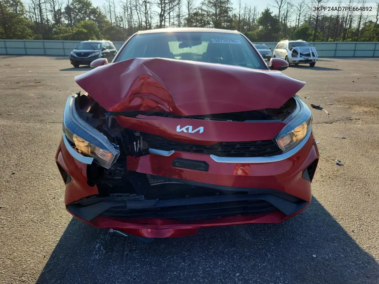 2023 Kia Forte Lxs VIN: 3KPF24AD7PE664892 Lot: 58776796