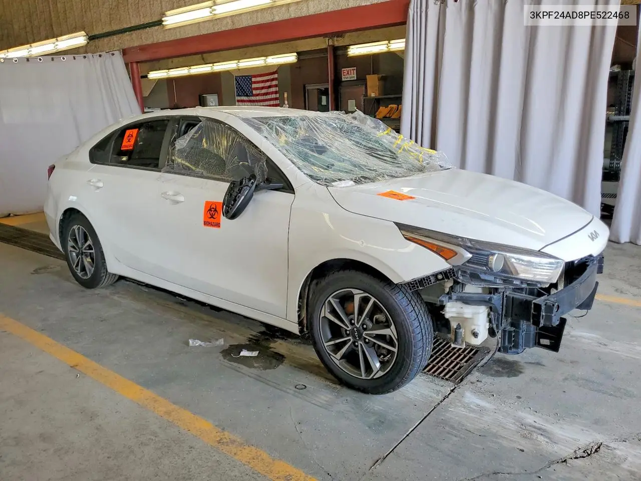 2023 Kia Forte Lxs VIN: 3KPF24AD8PE522468 Lot: 59609386
