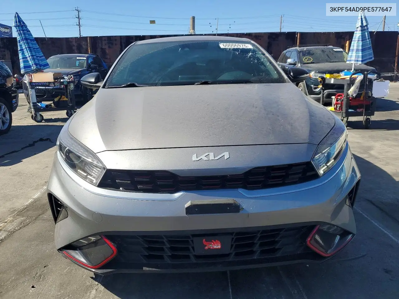 2023 Kia Forte Gt Line VIN: 3KPF54AD9PE577647 Lot: 60006976