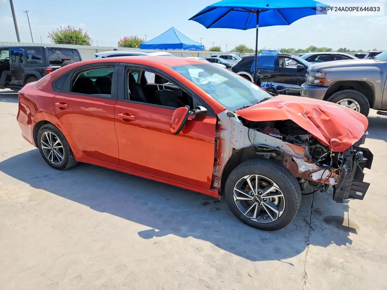 2023 Kia Forte Lx/S VIN: 3KPF24AD0PE646833 Lot: 60918786