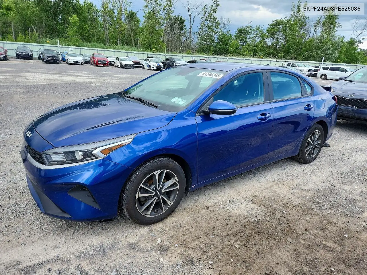 2023 Kia Forte Lxs VIN: 3KPF24AD3PE526086 Lot: 61565346