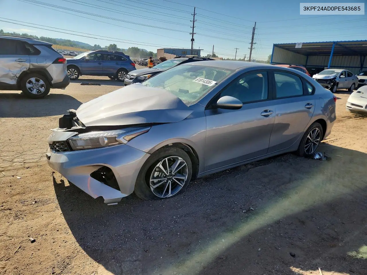 2023 Kia Forte Lxs VIN: 3KPF24AD0PE543685 Lot: 61814306