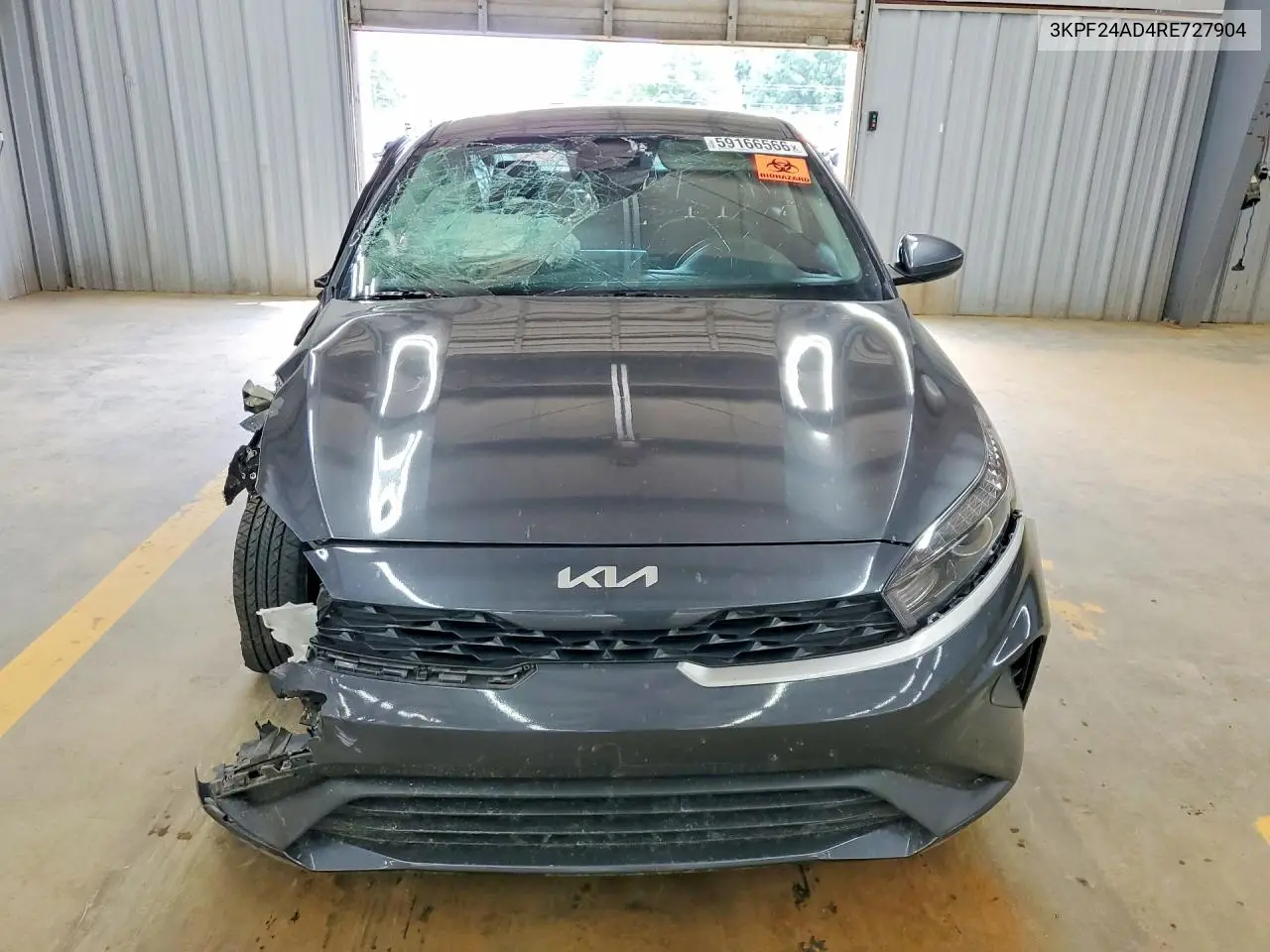 2024 Kia Forte Lxs VIN: 3KPF24AD4RE727904 Lot: 59166566