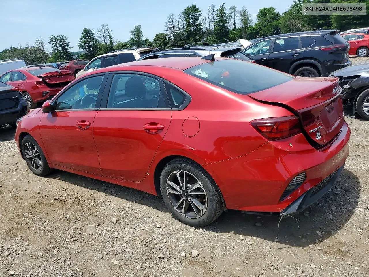 2024 Kia Forte Lxs VIN: 3KPF24AD4RE698498 Lot: 59291526