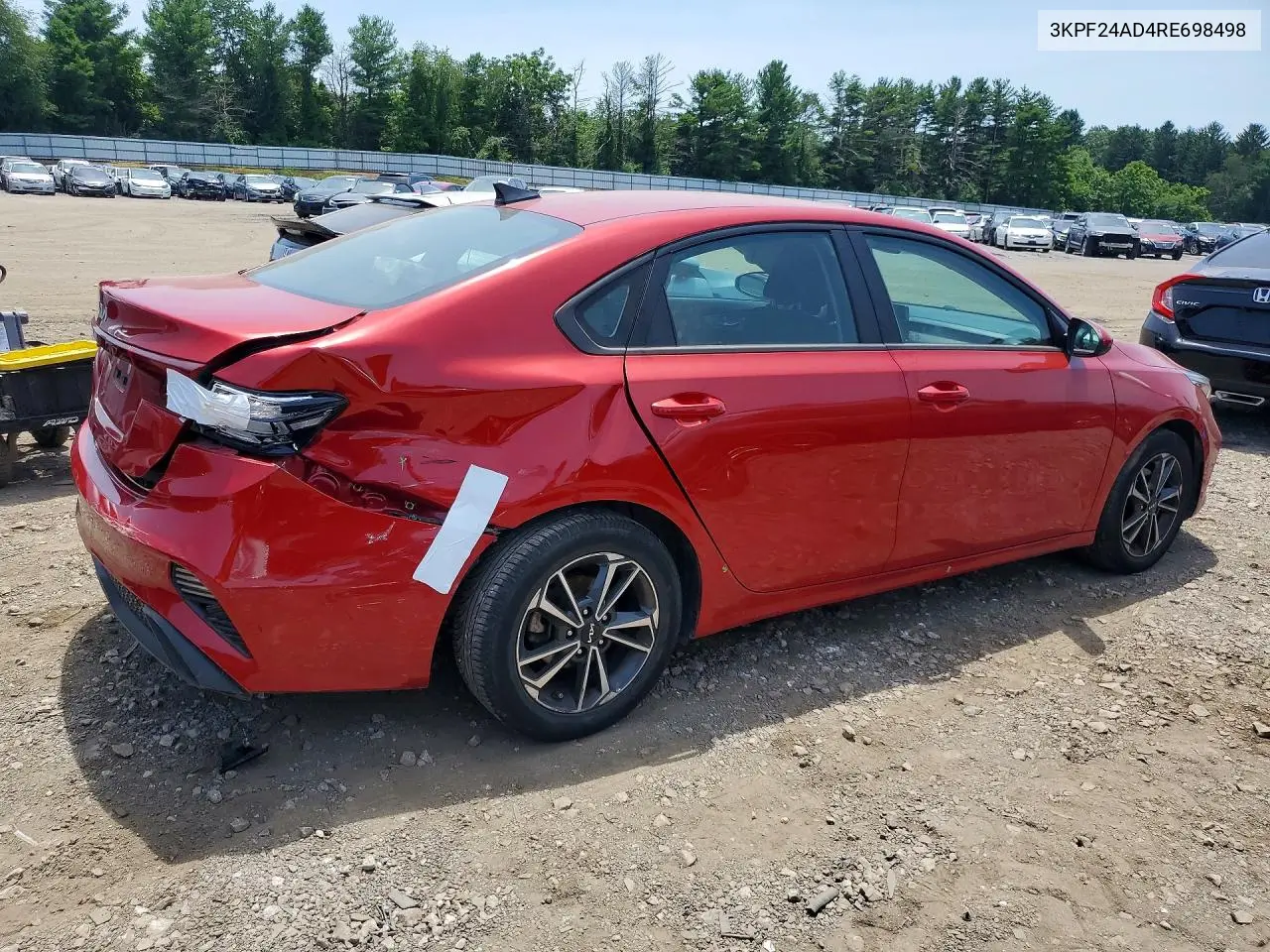 2024 Kia Forte Lxs VIN: 3KPF24AD4RE698498 Lot: 59291526