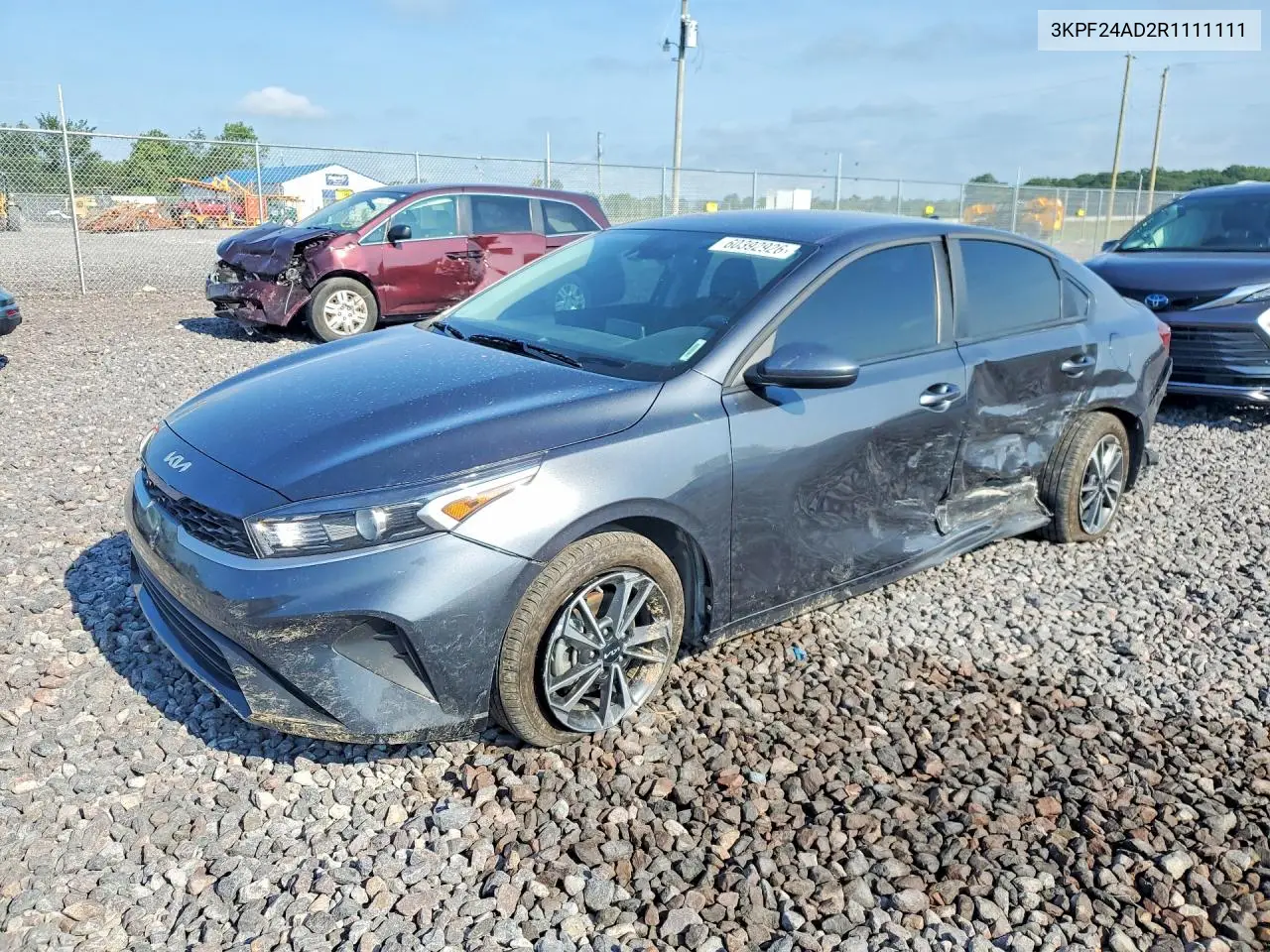2024 Kia Forte Lxs VIN: 3KPF24AD2R1111111 Lot: 60392926