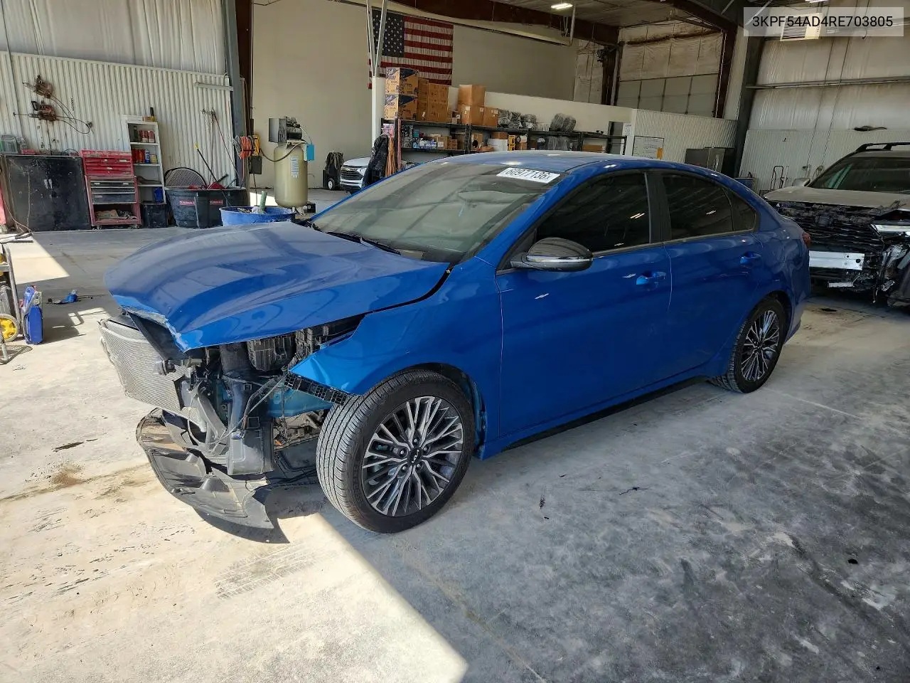 2024 Kia Forte Gt Line VIN: 3KPF54AD4RE703805 Lot: 60977136