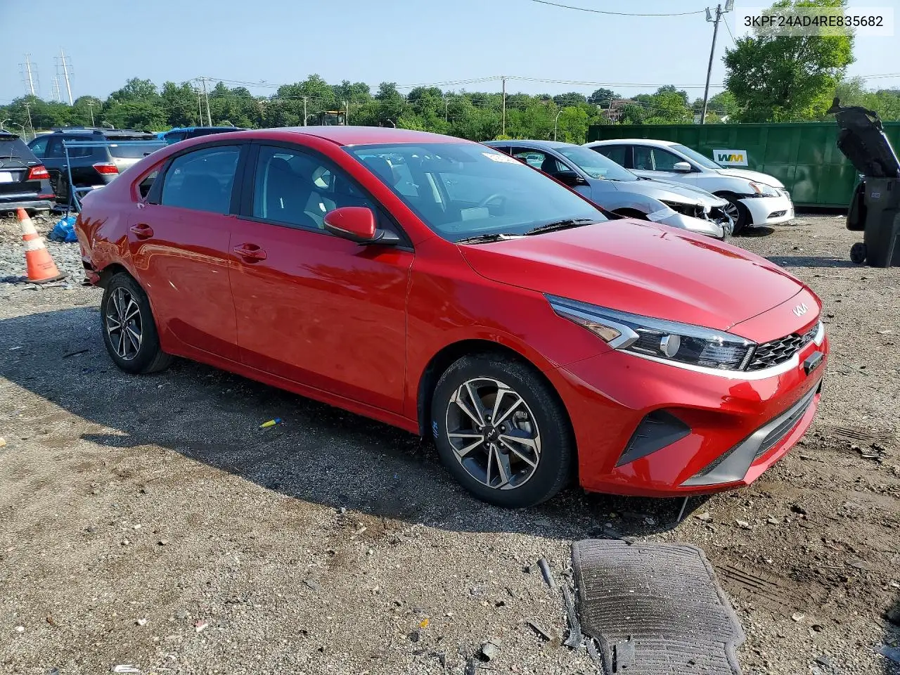 2024 Kia Forte Lxs VIN: 3KPF24AD4RE835682 Lot: 61910406