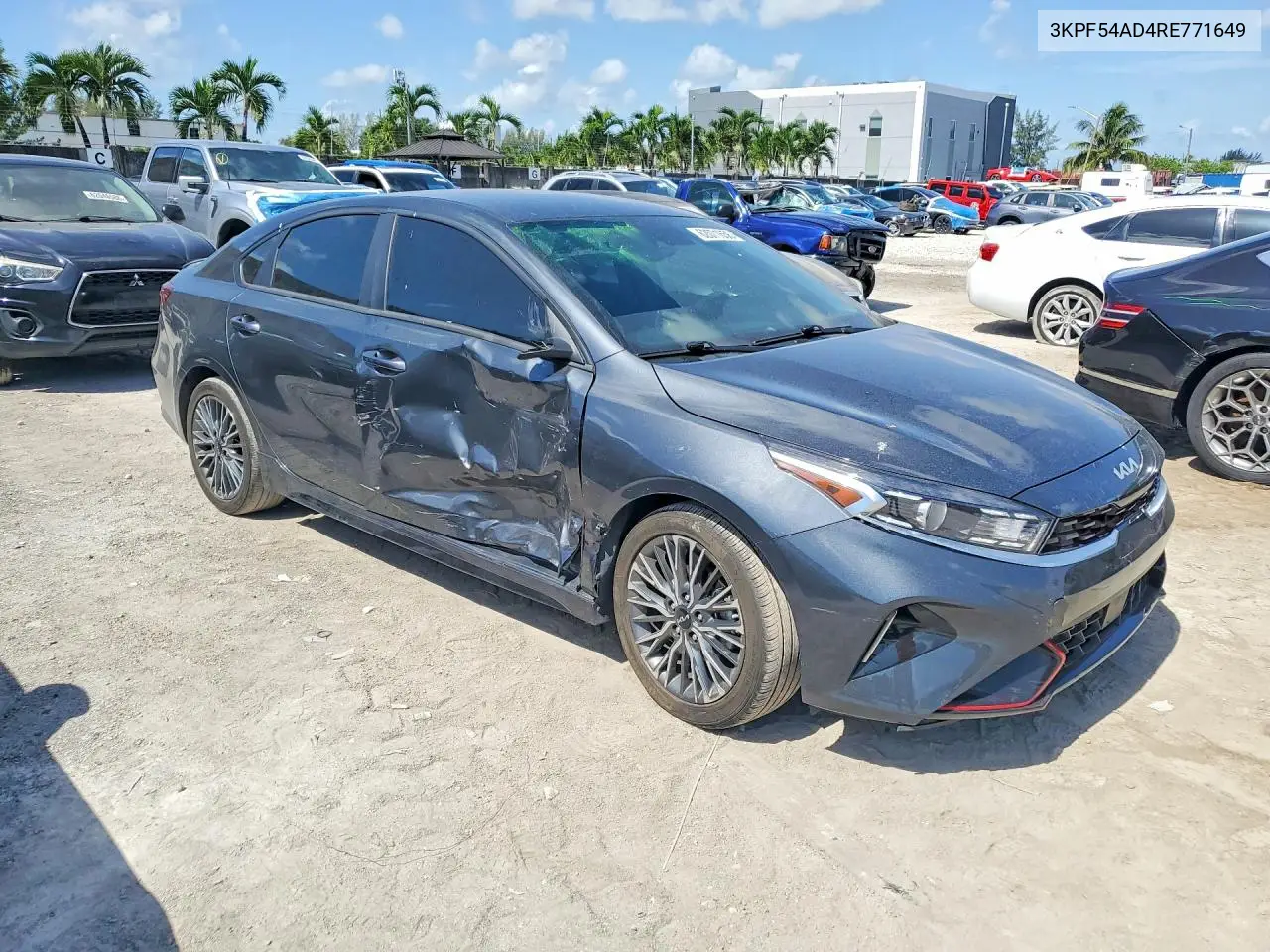 2024 Kia Forte Gt Line VIN: 3KPF54AD4RE771649 Lot: 62071656