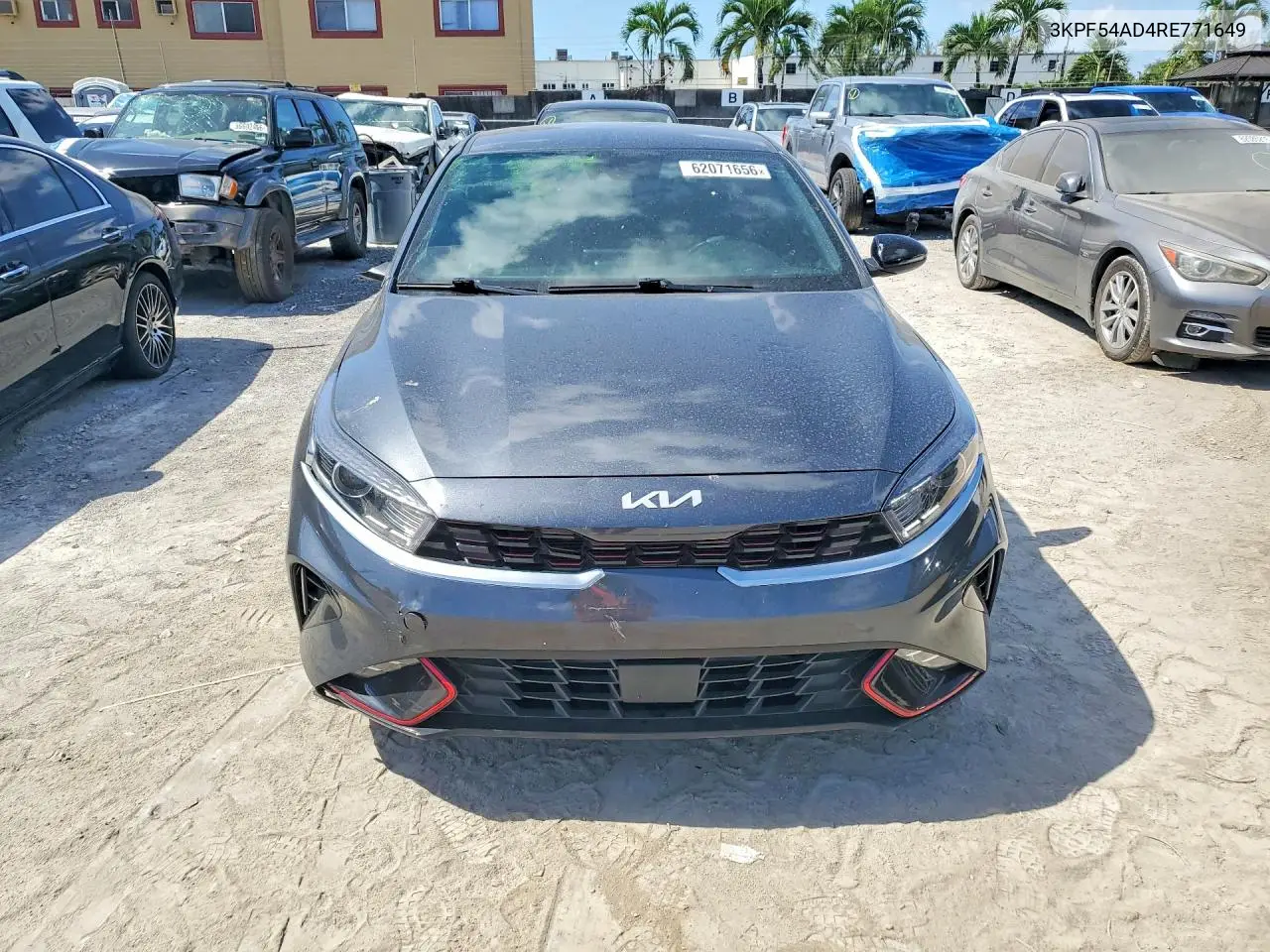 2024 Kia Forte Gt Line VIN: 3KPF54AD4RE771649 Lot: 62071656