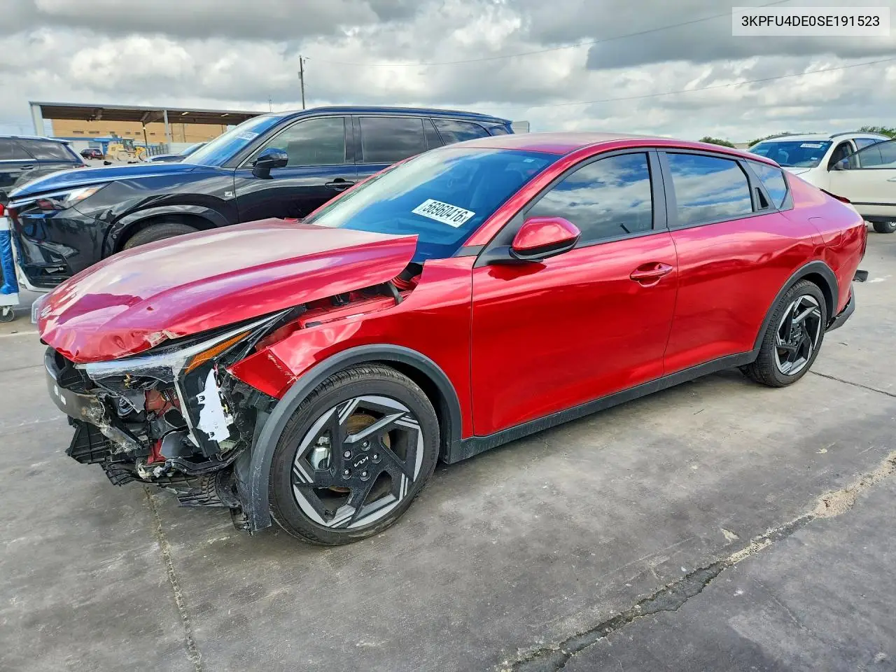 2025 Kia K4 Ex VIN: 3KPFU4DE0SE191523 Lot: 56960416