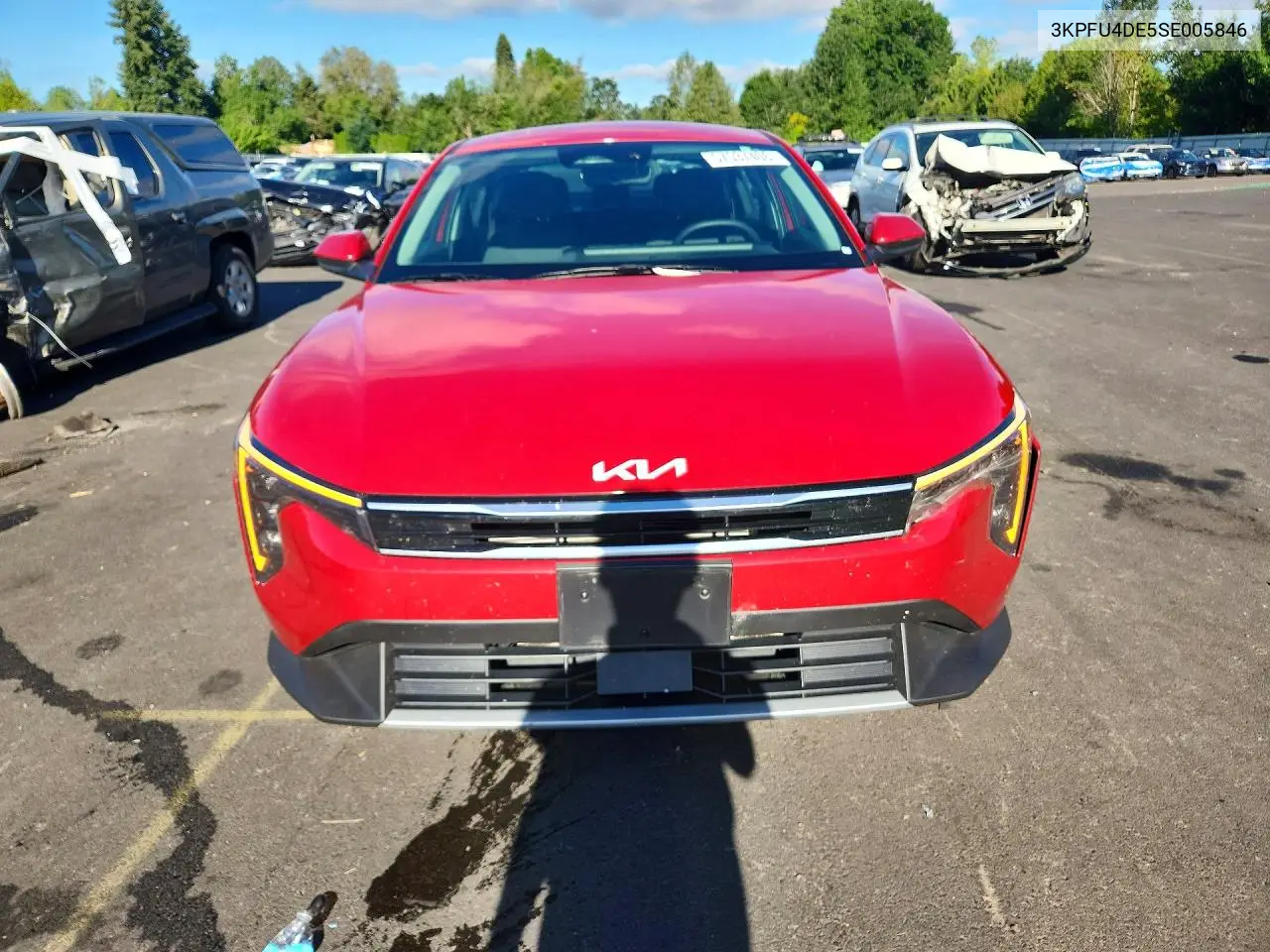 2025 Kia K4 Ex VIN: 3KPFU4DE5SE005846 Lot: 57537406