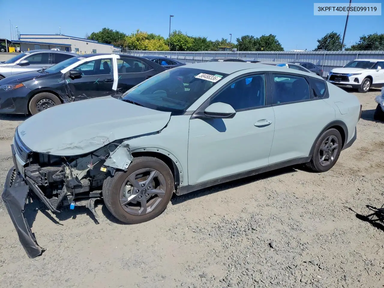 2025 Kia K4 Ex VIN: 3KPFT4DE0SE099119 Lot: 58488336