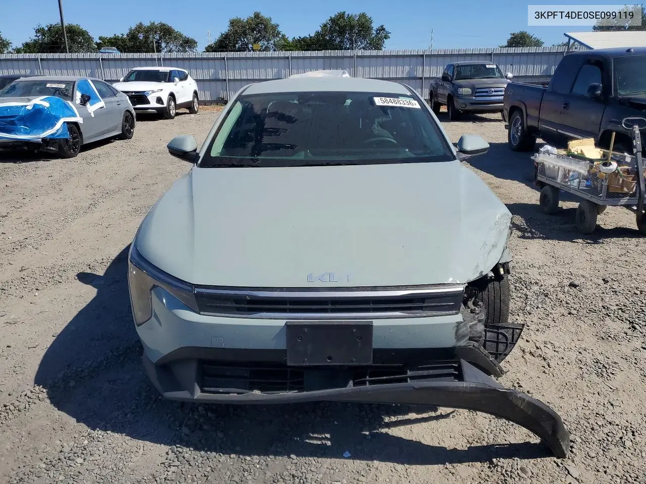 2025 Kia K4 Ex VIN: 3KPFT4DE0SE099119 Lot: 58488336