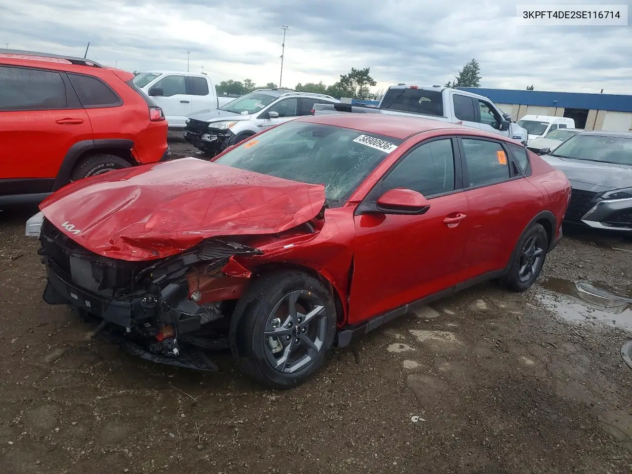2025 Kia K4 VIN: 3KPFT4DE2SE116714 Lot: 58900936