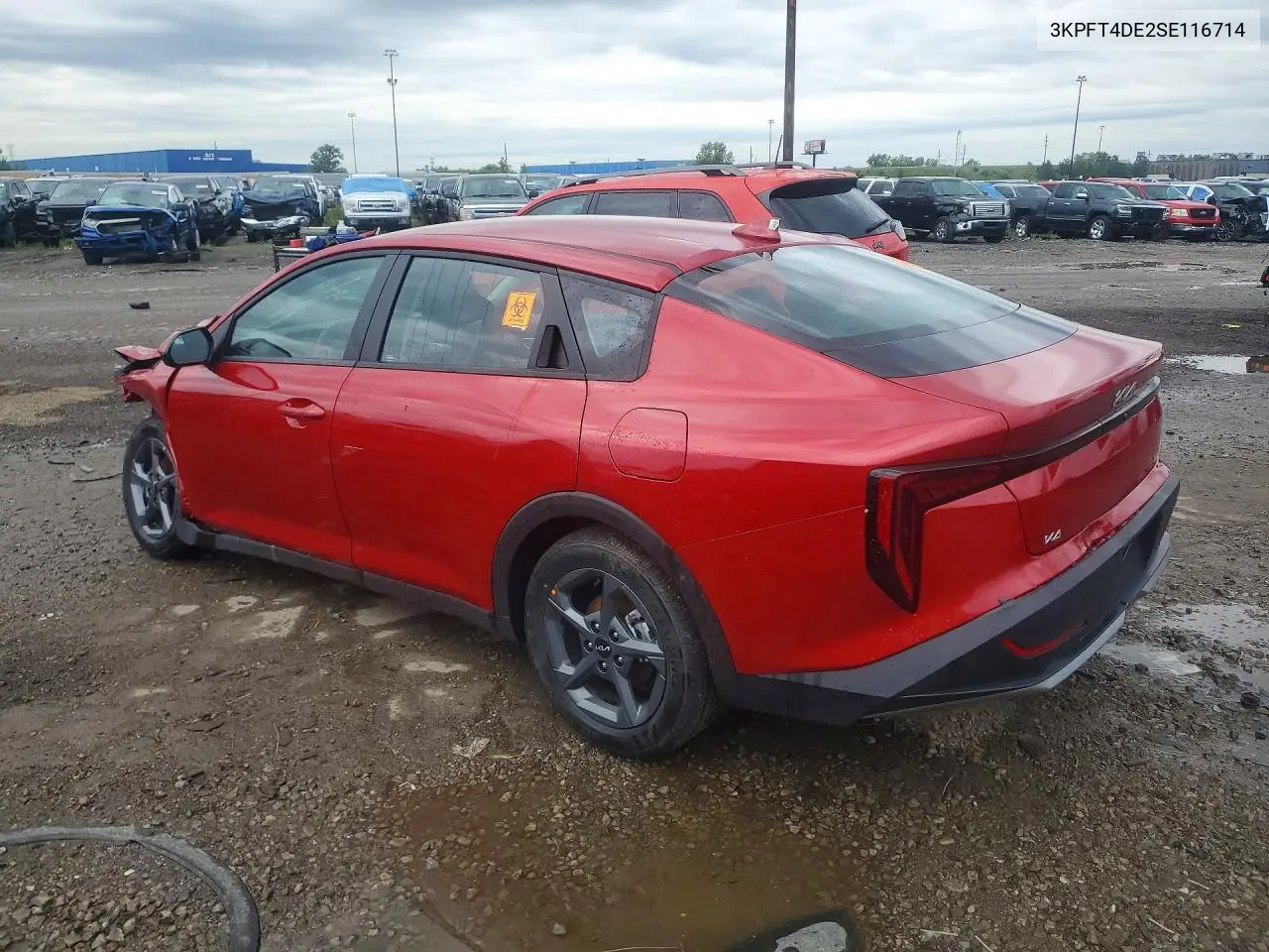 2025 Kia K4 VIN: 3KPFT4DE2SE116714 Lot: 58900936