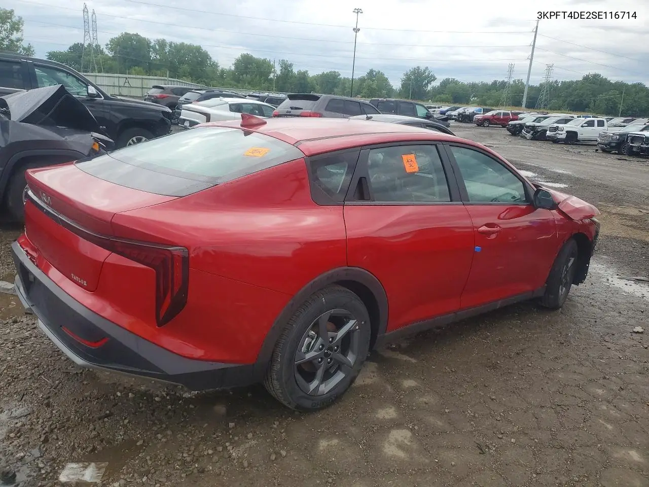 2025 Kia K4 VIN: 3KPFT4DE2SE116714 Lot: 58900936