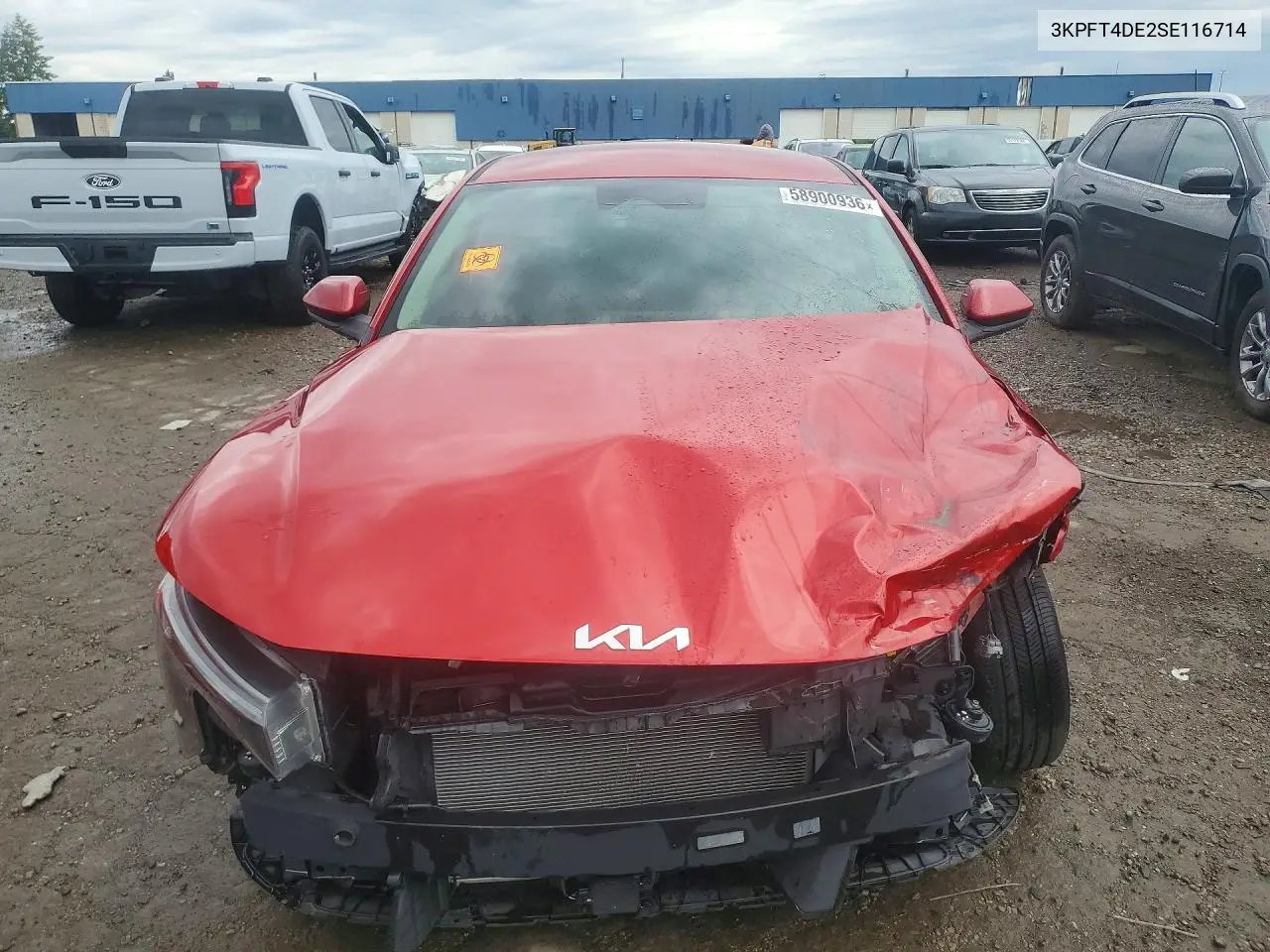 2025 Kia K4 VIN: 3KPFT4DE2SE116714 Lot: 58900936