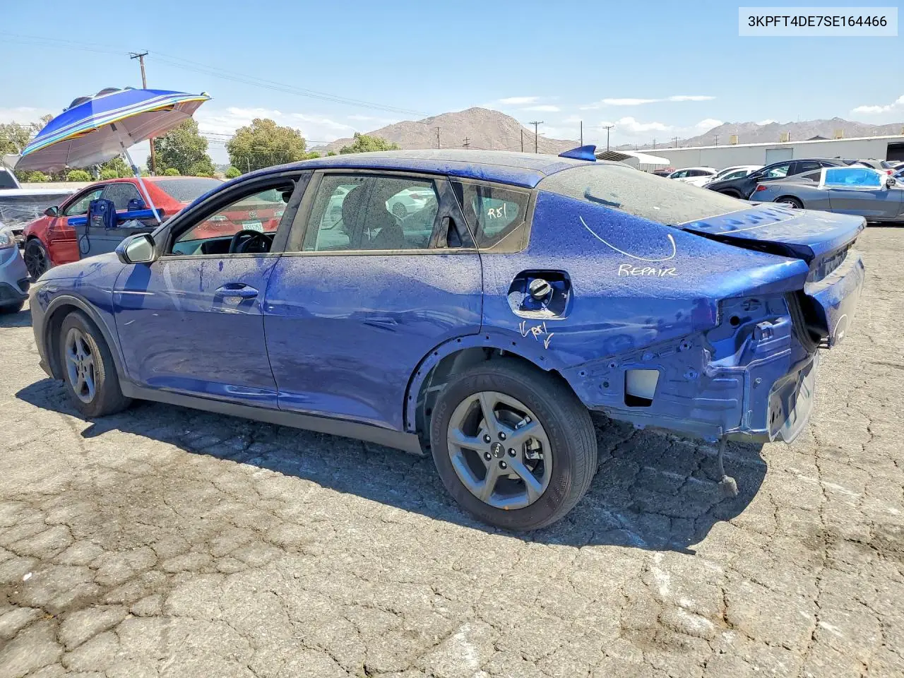 2025 Kia K4 Lxs VIN: 3KPFT4DE7SE164466 Lot: 59010316