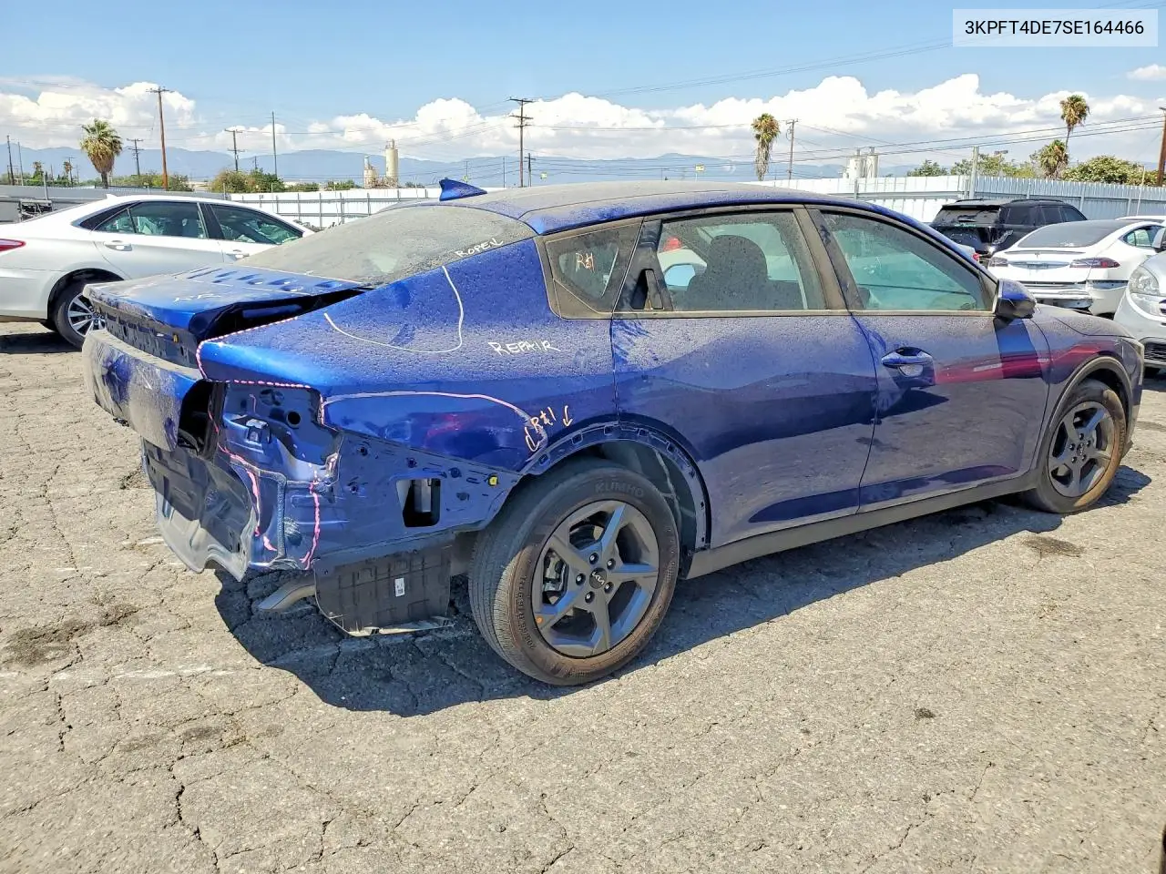 2025 Kia K4 Lxs VIN: 3KPFT4DE7SE164466 Lot: 59010316