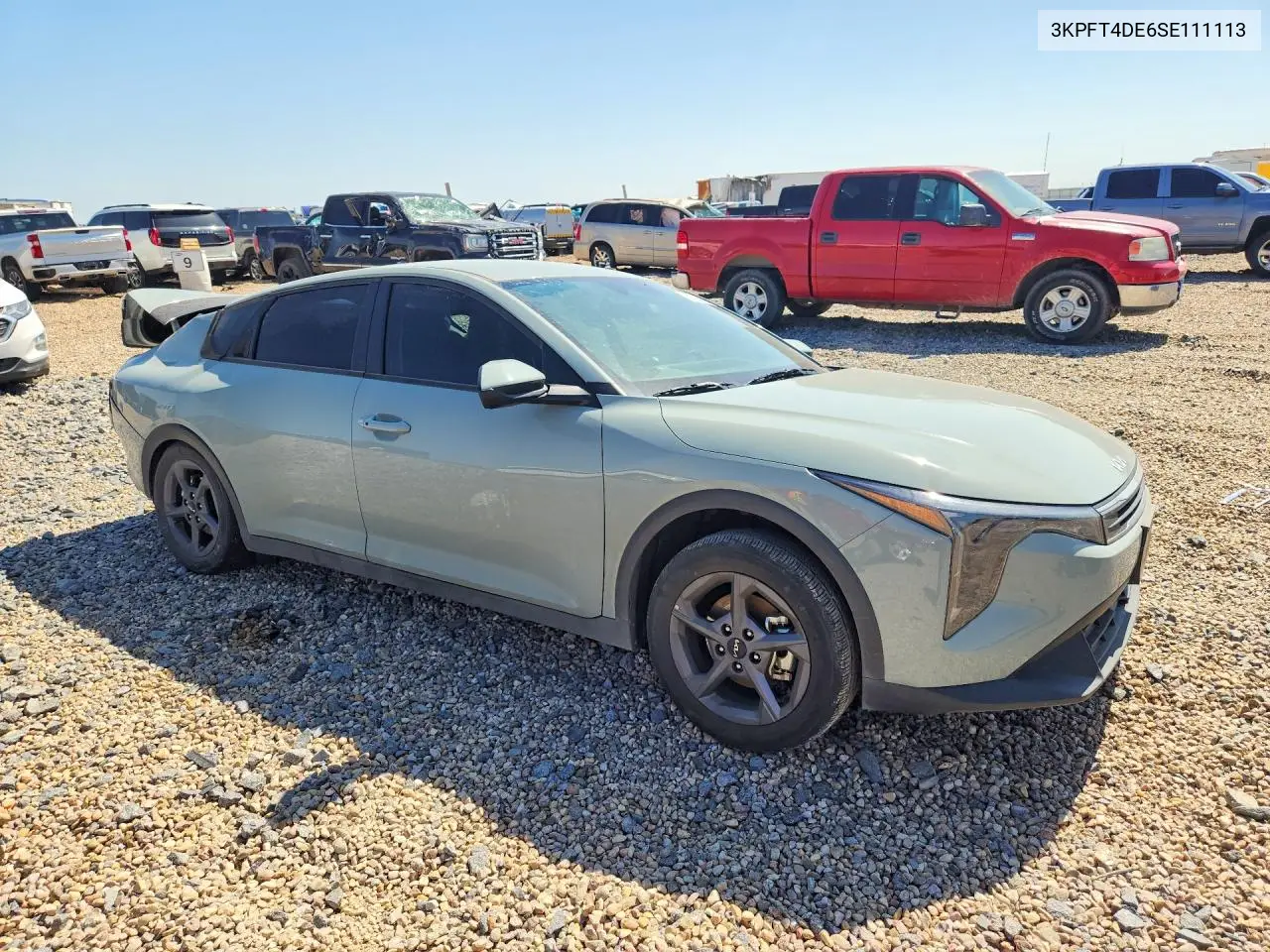 2025 Kia K4 Lxs VIN: 3KPFT4DE6SE111113 Lot: 59735026