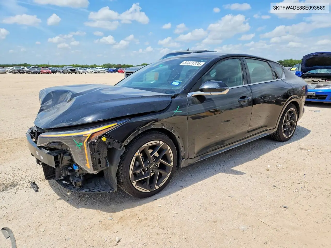 2025 Kia K4 Gt Line VIN: 3KPFW4DE8SE093589 Lot: 59831076