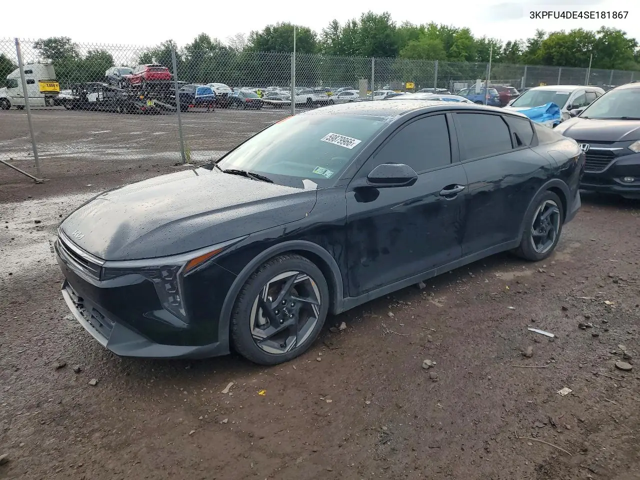 2025 Kia K4 Ex VIN: 3KPFU4DE4SE181867 Lot: 59879966