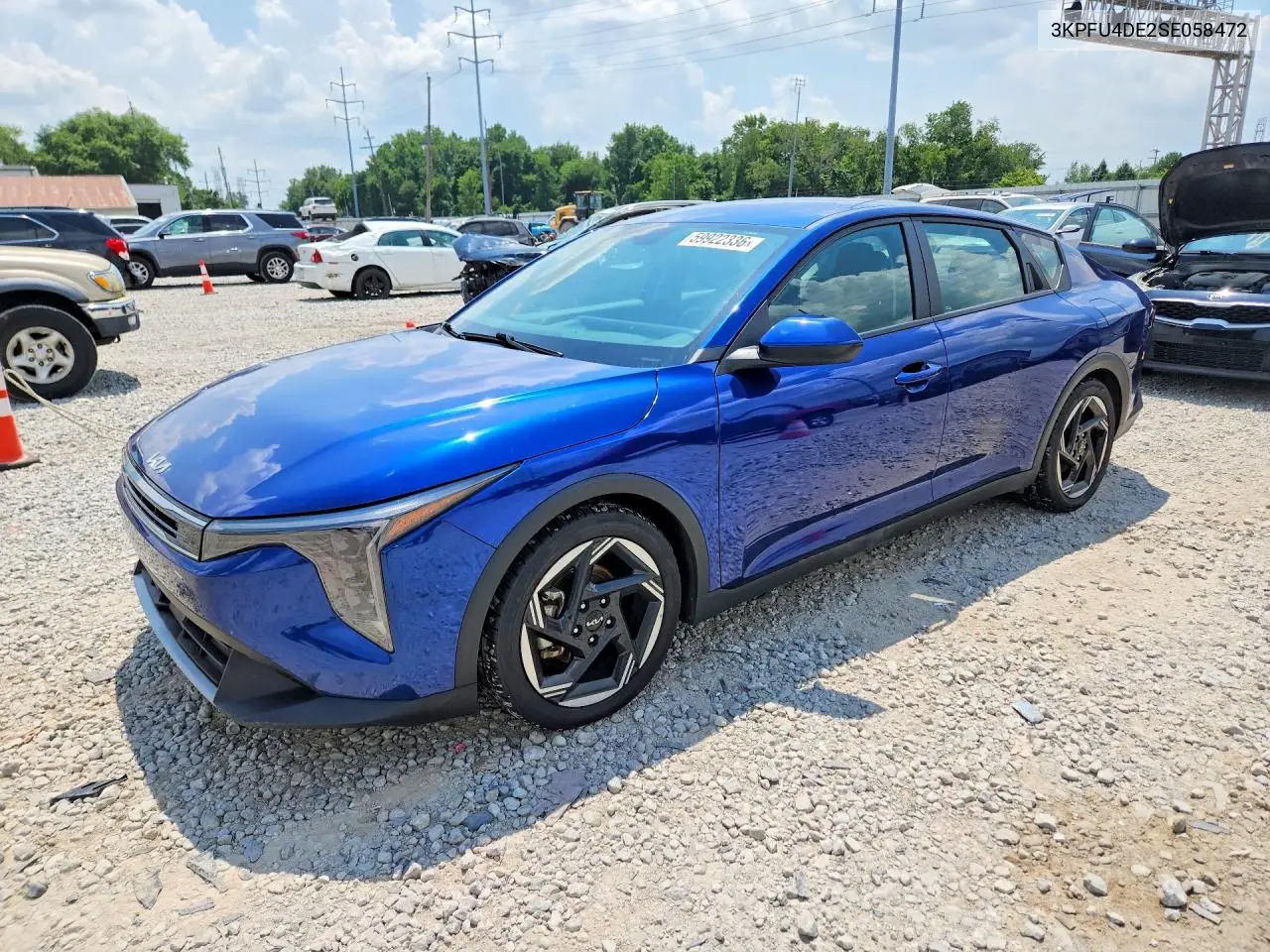 2025 Kia K4 Ex VIN: 3KPFU4DE2SE058472 Lot: 59922336