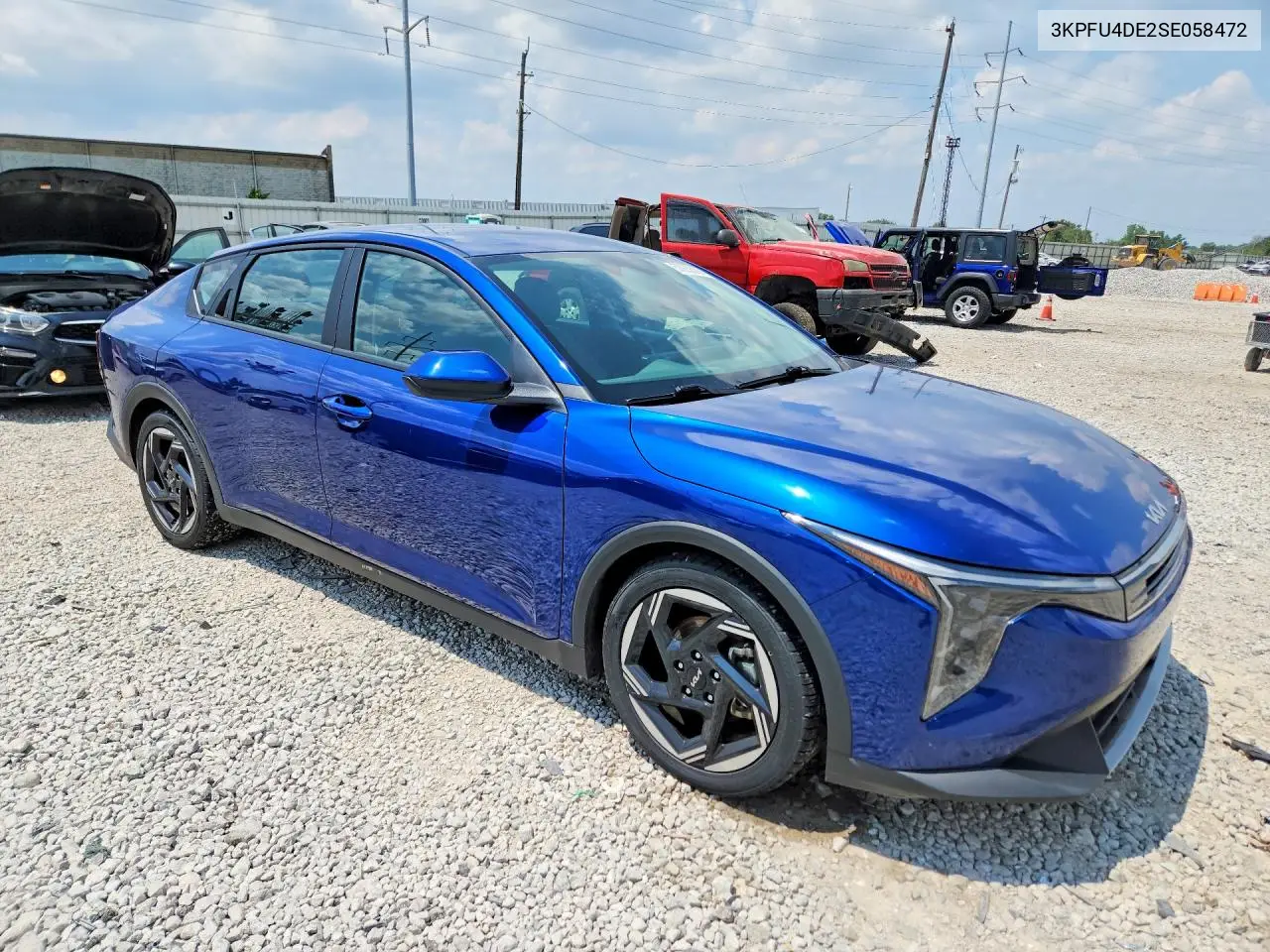2025 Kia K4 Ex VIN: 3KPFU4DE2SE058472 Lot: 59922336