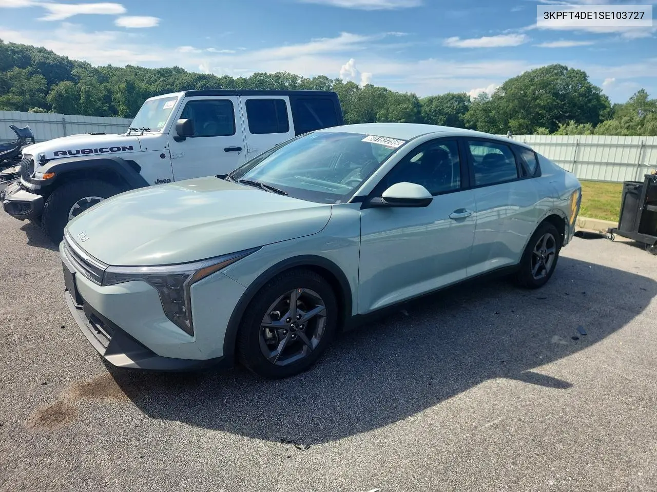 2025 Kia K4 Lxs VIN: 3KPFT4DE1SE103727 Lot: 60162286
